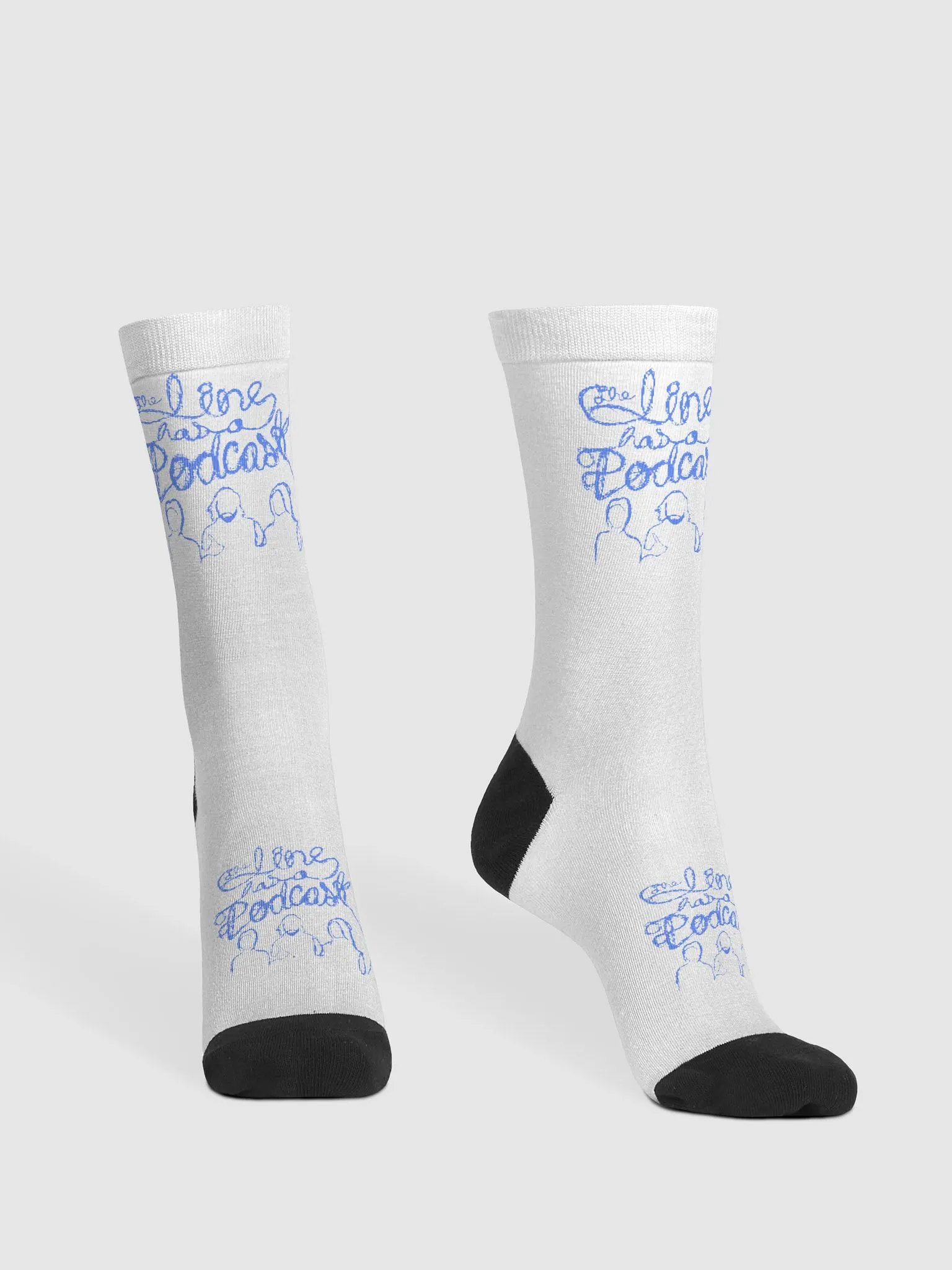 Founder's Merch- The Line has a Podcast! Socks product image (2)