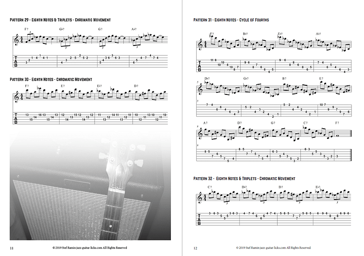 101 Dominant Arpeggio Patterns For Guitarists - Printable PDF Method product image (2)