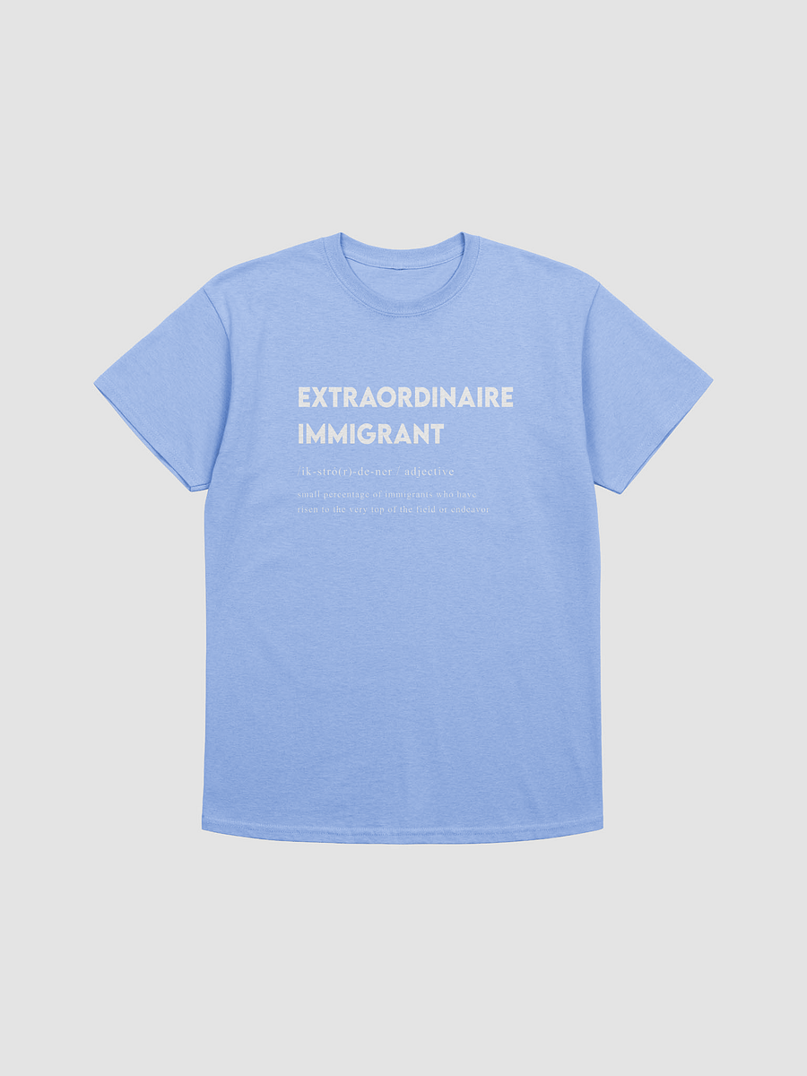EXTRAORDINAIRE IMMIGRANT TSHIRT CAROLINA BLUE product image (1)