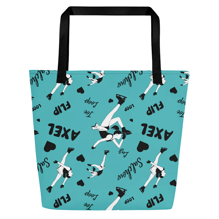Ice skating Print Tote bag - Light Blue product image (2)