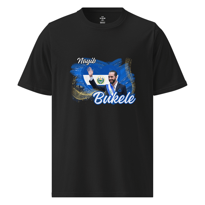 El Salvador Heart Flag Athletic T-Shirt product image (1)