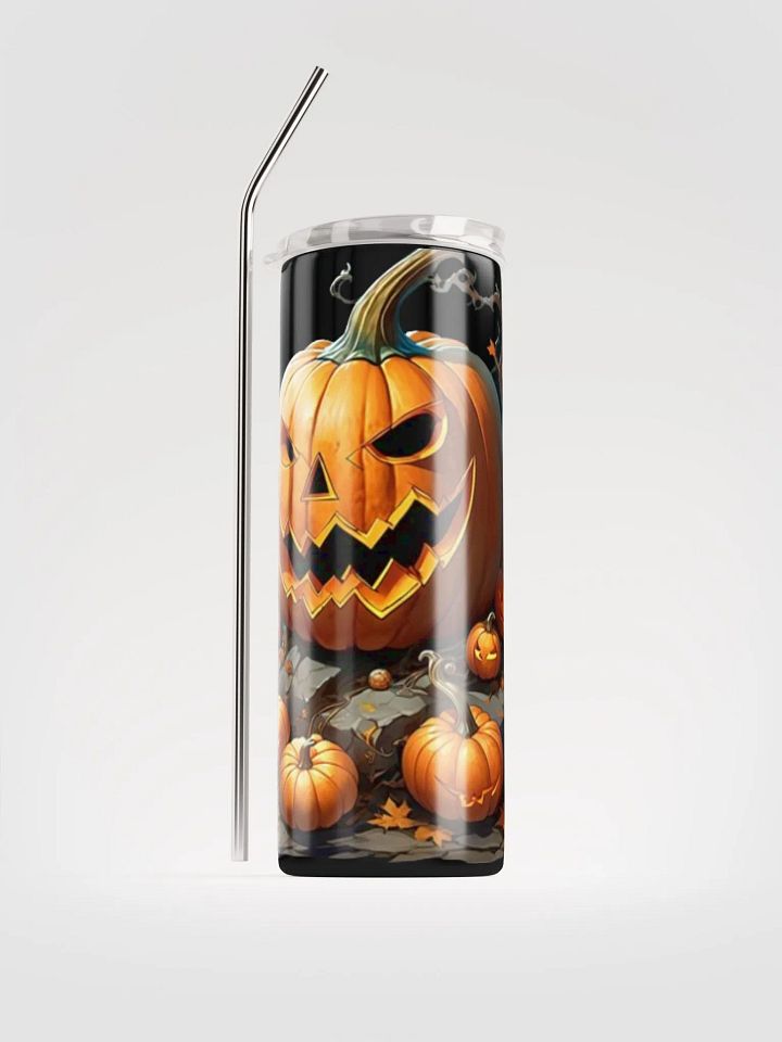 Grumpy Pumking Steel Tumbler product image (1)