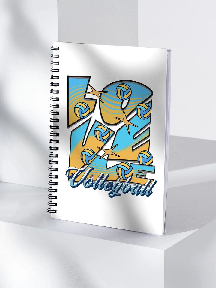 Love Me Volleyball Spiral Notebook product image (1)