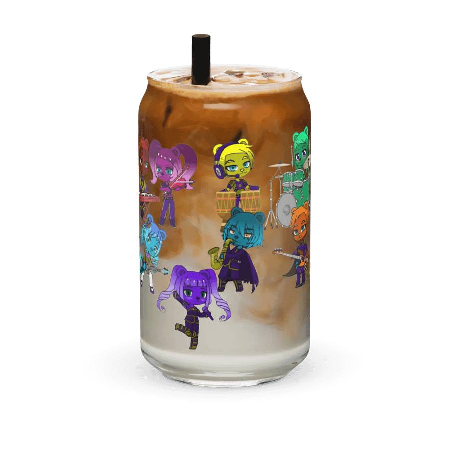 Shadow Bears (The Band) can-shaped glass product image (6)