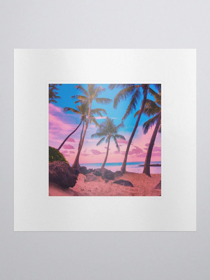 Galactic Wild Colorful Beach Delta Sticker product image (1)