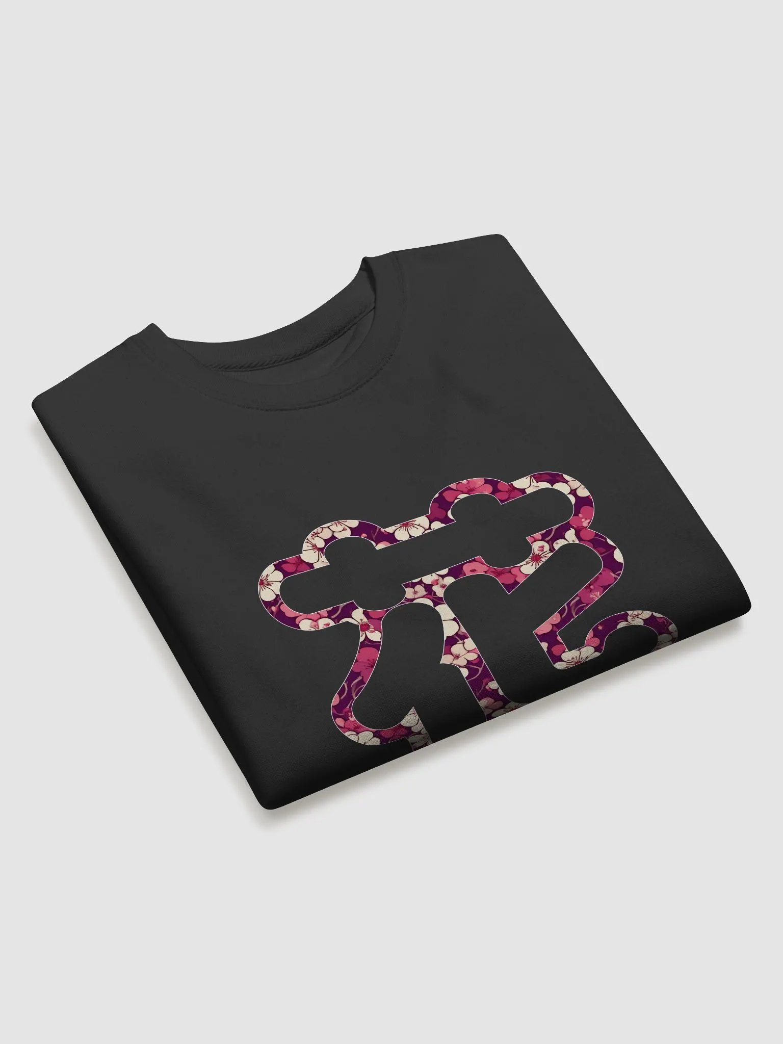Culture Haus Graphic Sweatshirt - Flower Calligraphy product image (4)
