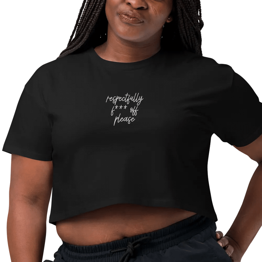 RFOP Crop Shirt (black) product image (3)