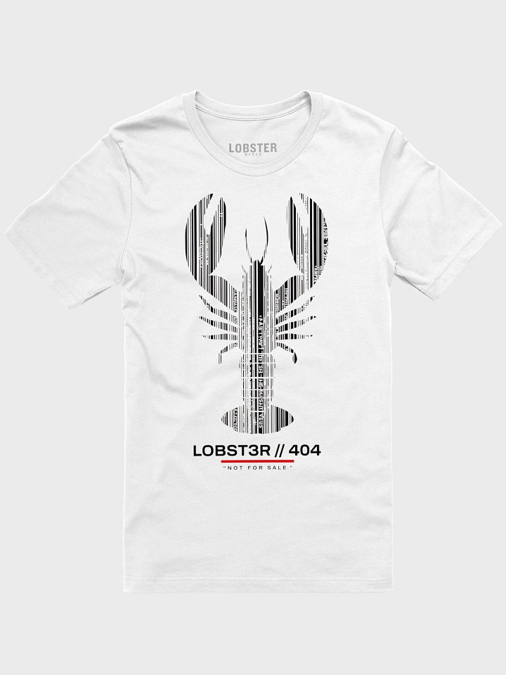 Barcode Identity T-Shirt | Industrial Lobster Graphic Tee product image (1)