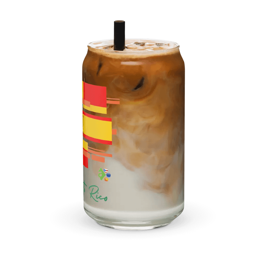 Vaso de cristal - Orgullo Hispano Puerto Rico product image (12)