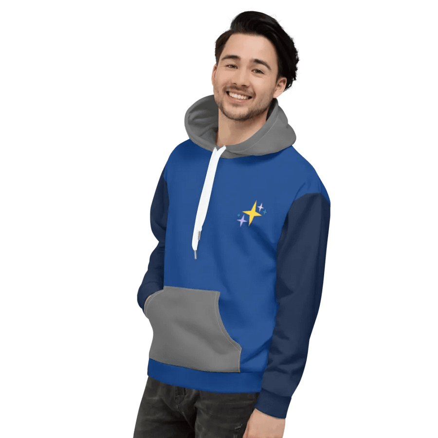 stardust colorway hoodie (blue & grey ver.) product image (7)