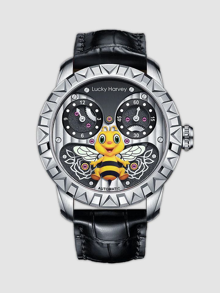 Lucky Harvey Silver Flying Bee Automatic product image (1)