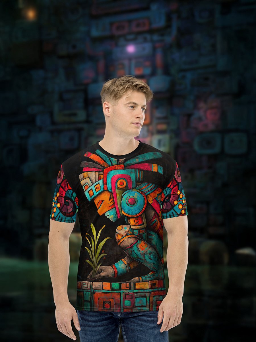 Ch’ulel Roots – Mayan Spirit All-Over Print T-Shirt product image (1)