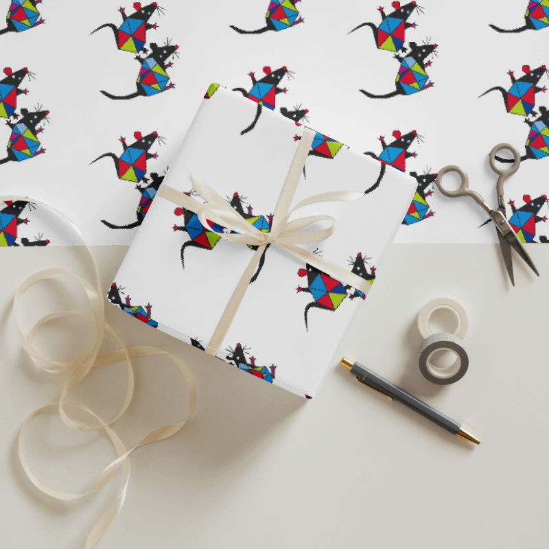 rats of cubism wrapping paper product image (7)