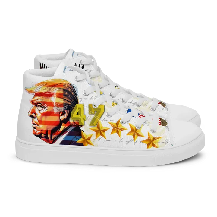 PRESIDENTIAL 1 High Top Trump Sneakers Men's Comfortable Breathable 47 Elect Shoes product image (2)