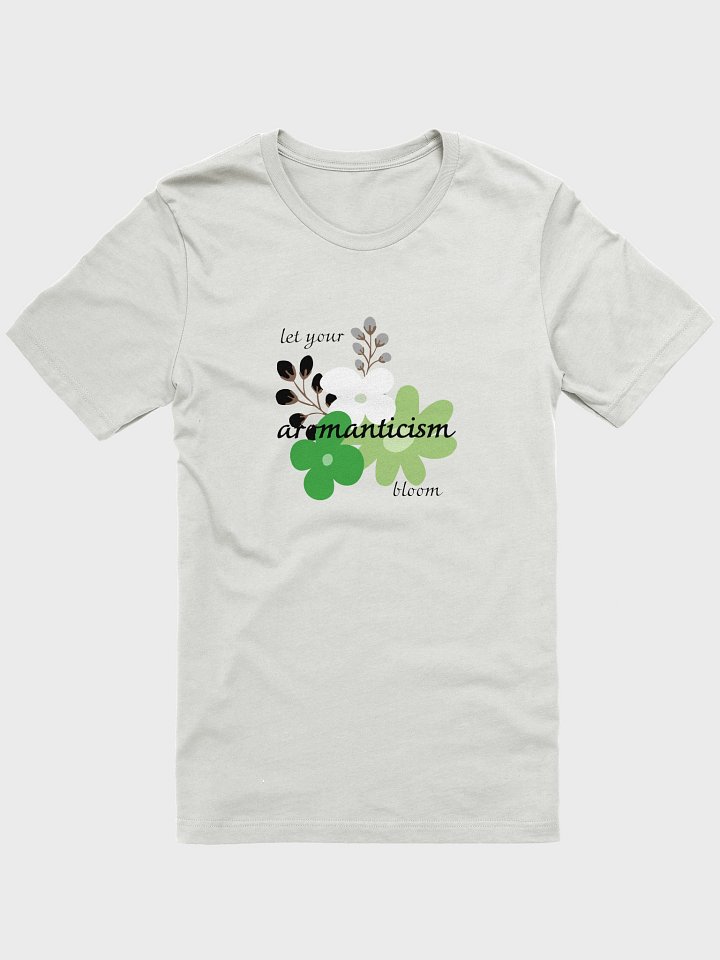 let your aromanticism bloom t-shirt product image (1)
