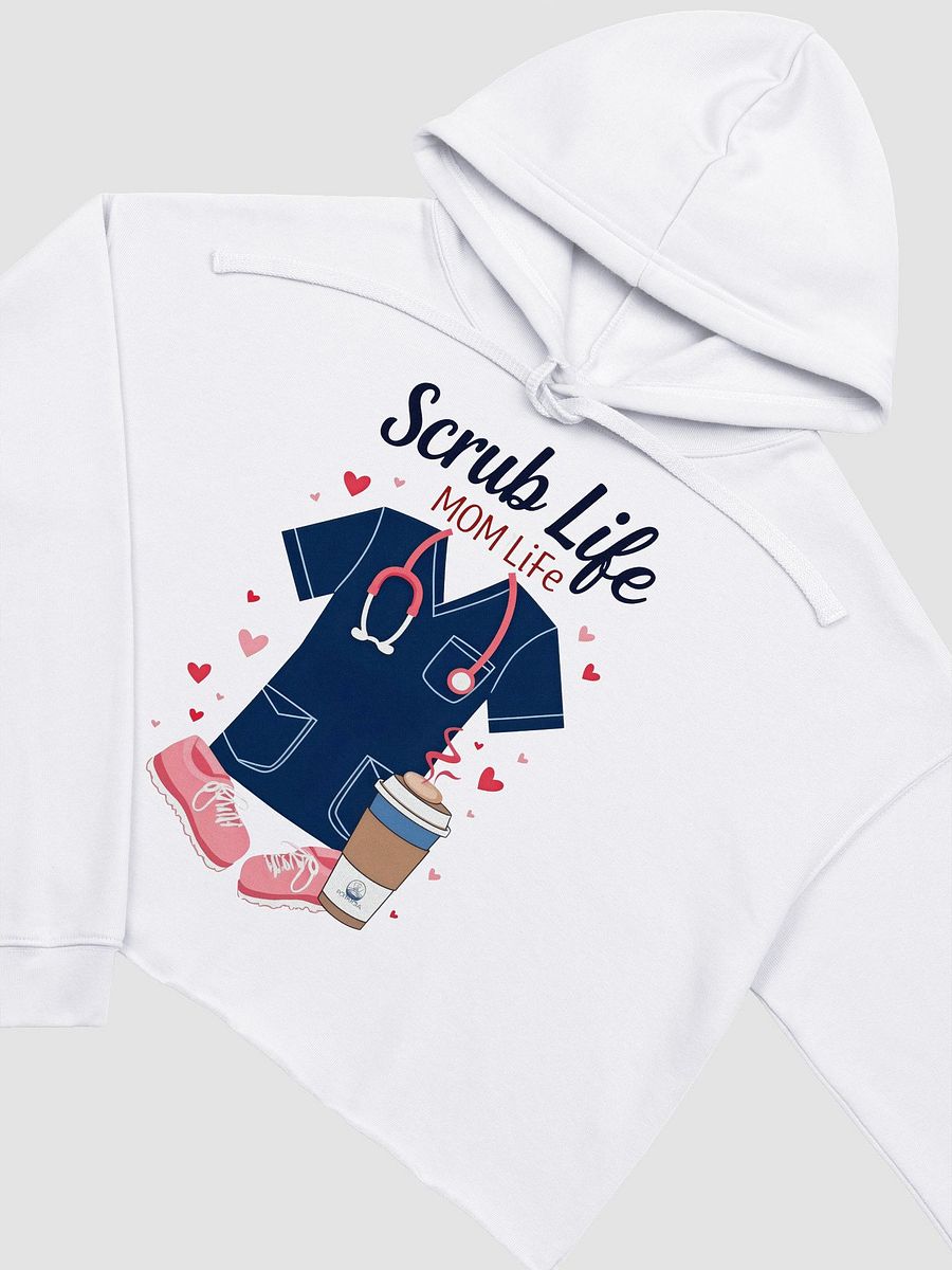 Scrub Life MOM Life Crop Hoodie product image (11)