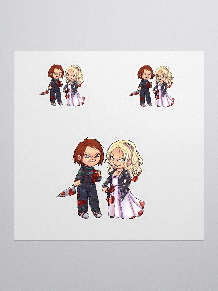 Chucky and Tiffany Stickers product image (1)