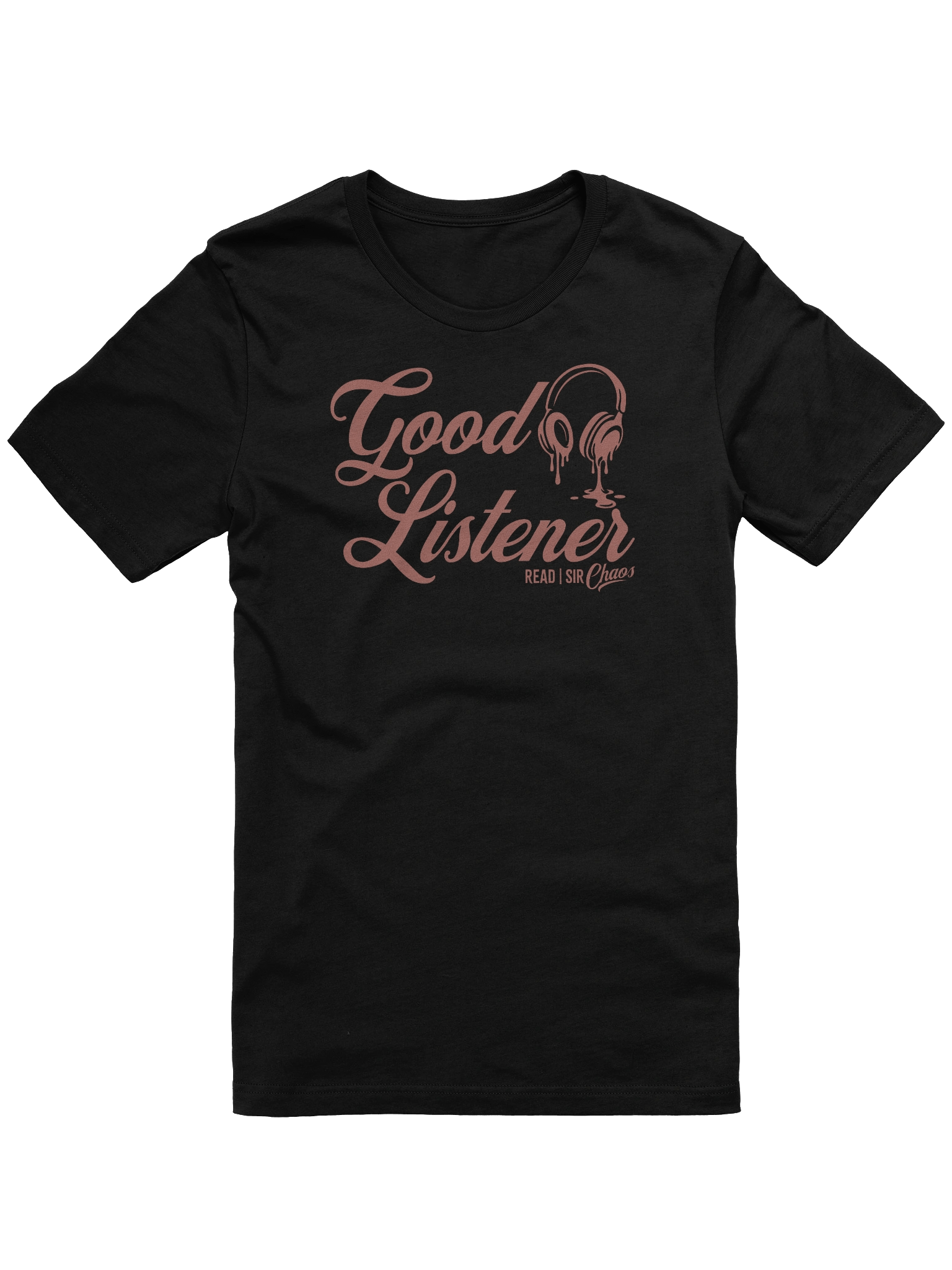 Good Listener Tee - Pink Text product image (4)