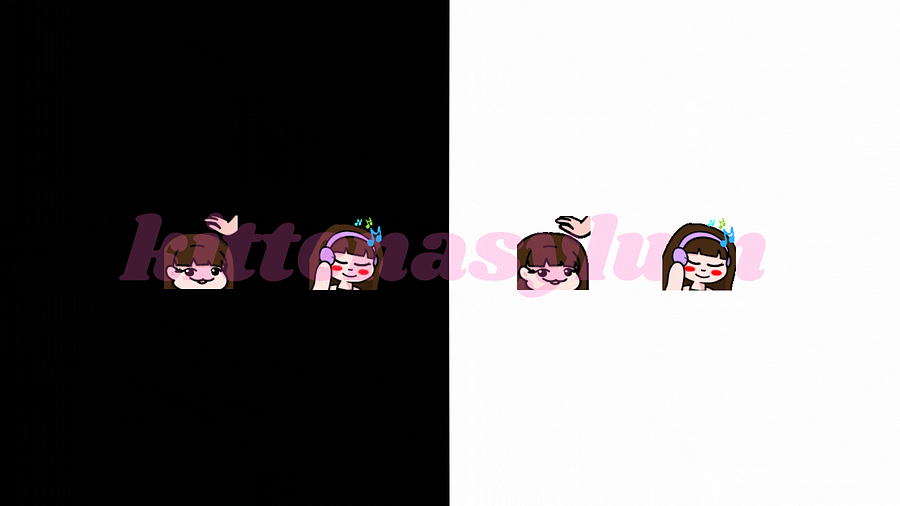 Brunette - 2 Animated Emotes product image (1)
