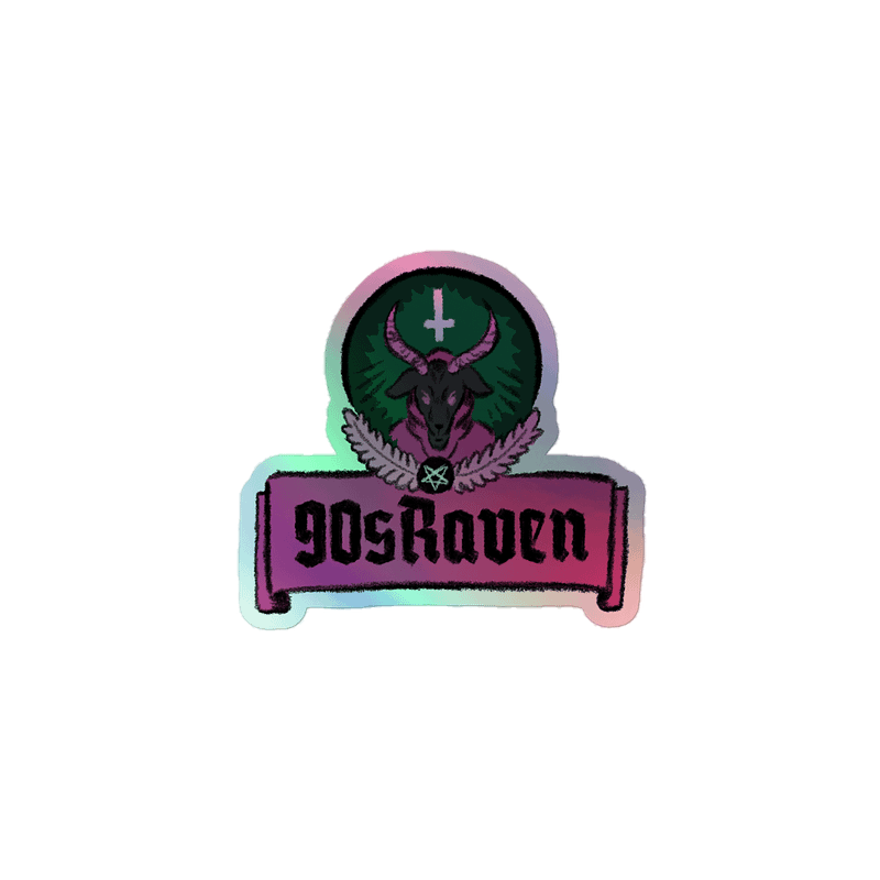 90sRaven Meister Holo Sticker