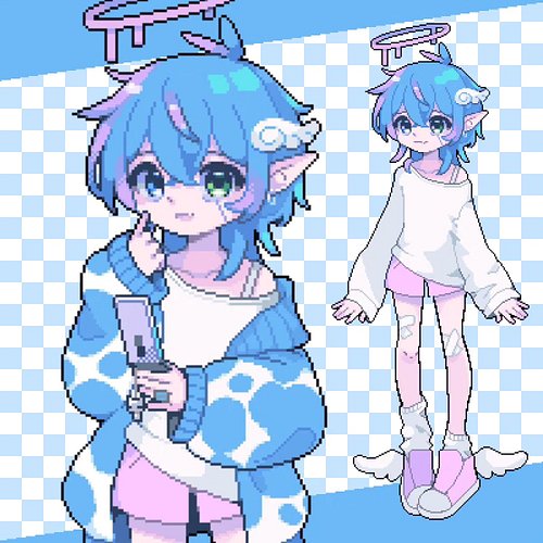 I made the art for sunflowersmith's update! I'm excited to see what they will do with it ^-^
.
#wildcard #sunflowersmith #vtu...