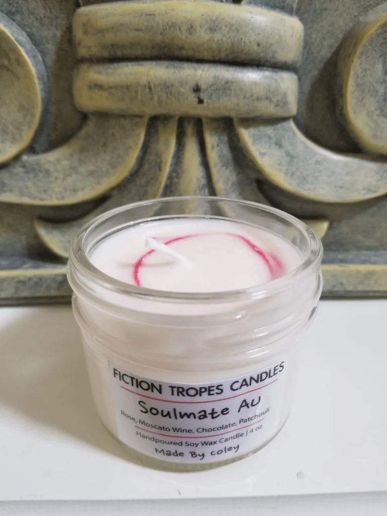 Mini Soulmate AU Candle (Fiction Tropes Candles) product image (3)