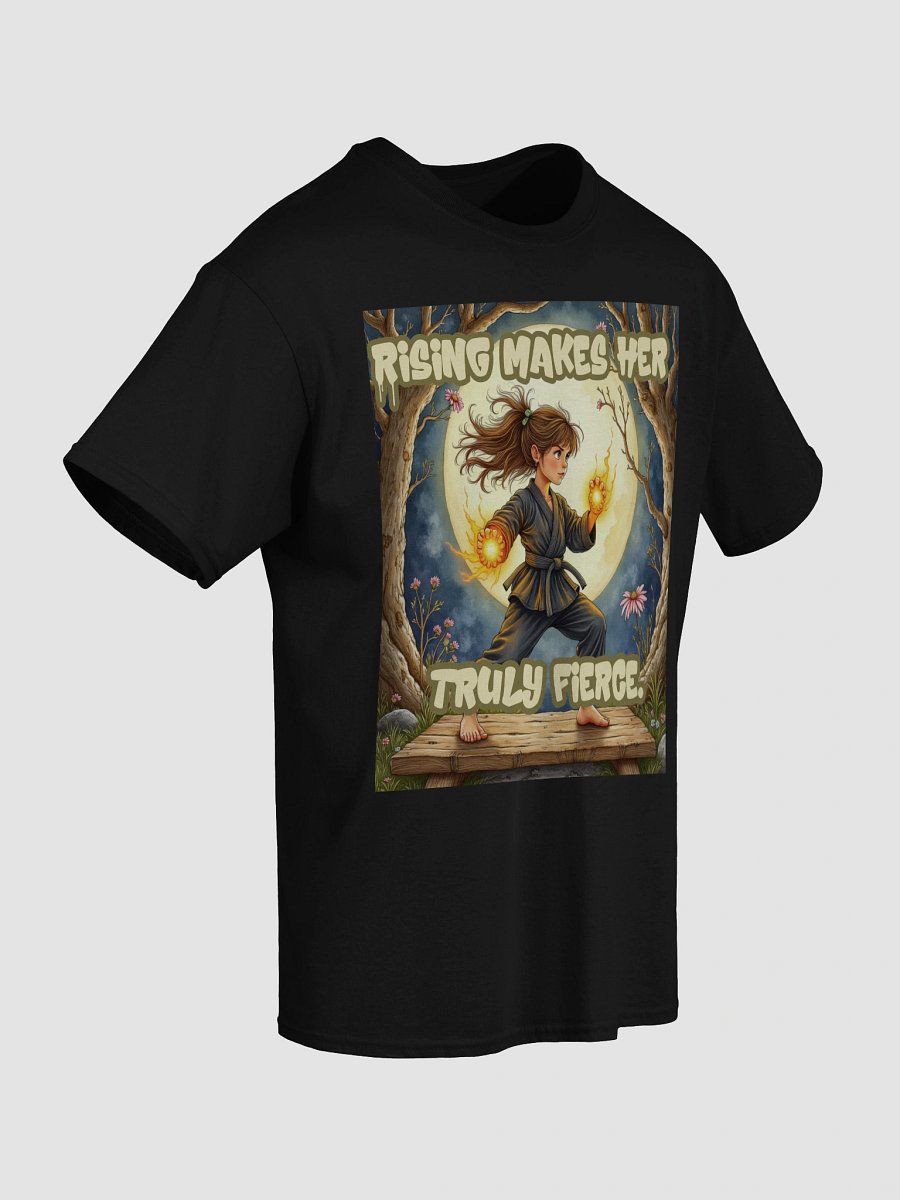 Rising Makes Her Truly Fierce – Empowered Martial Arts Girl Design product image (4)