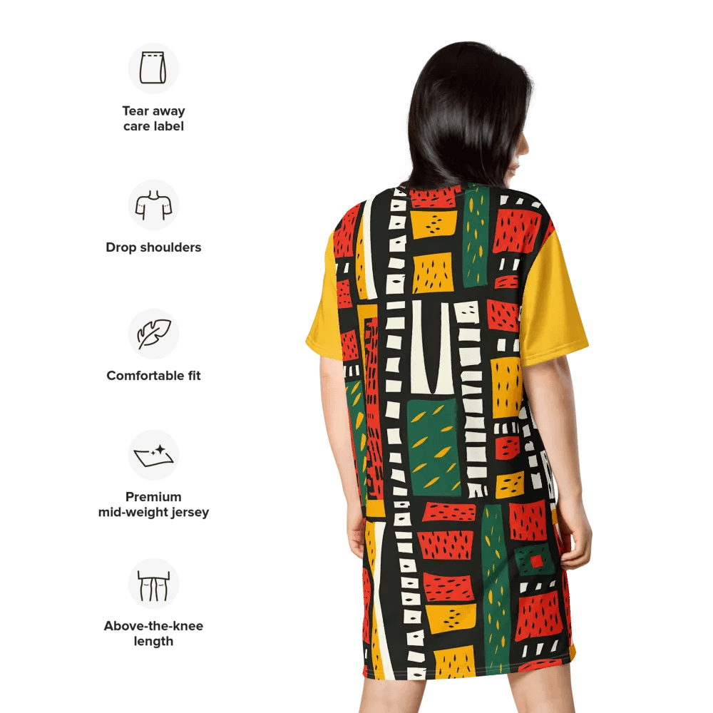 Tribal Harmony T- Shirt Dress product image (2)