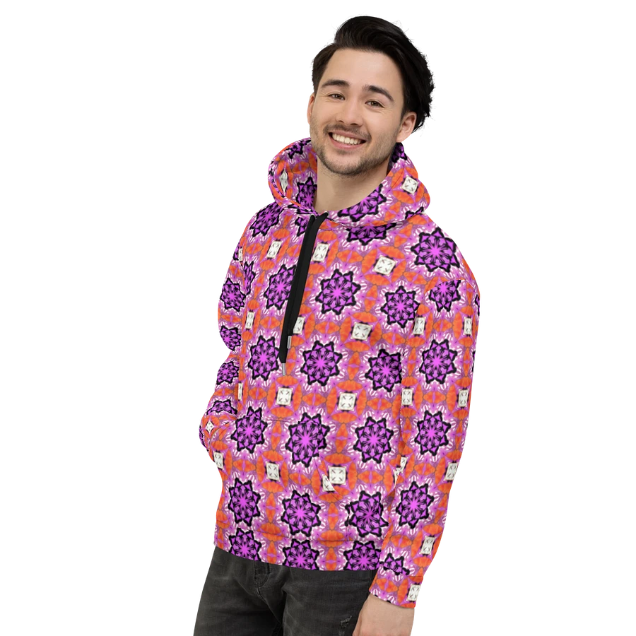 Abstract Foxy Repeating Pattern Unisex All Over Print Hoodie product image (18)