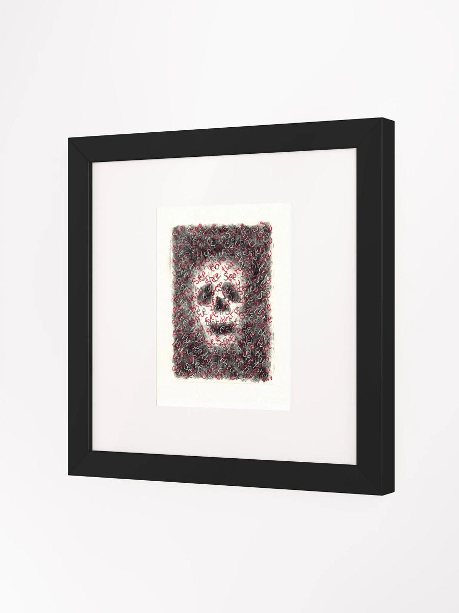 see thru Panel Card Print Framed product image (3)