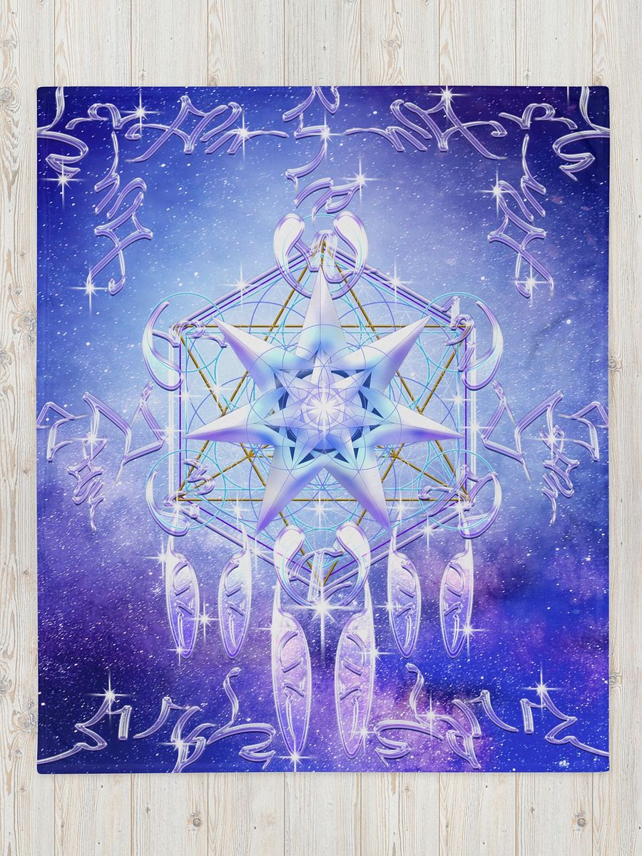 Galactic Dreamstar Light-Tech Fleece Blanket product image (4)