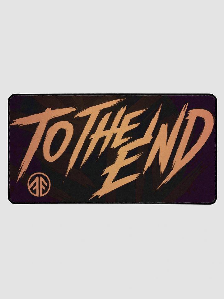 Deskmat - TO THE END - Orange product image (1)