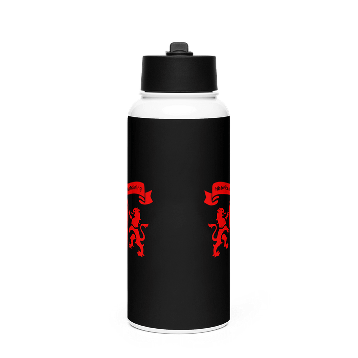 Red HACT logo Water Bottle with Straw product image (2)