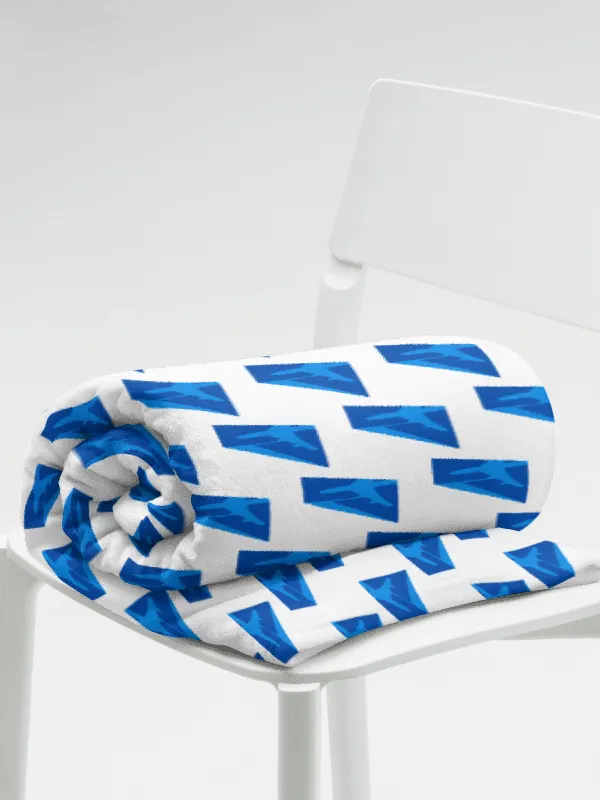 Economy-Class Flight Blanket - James Warren-Oliver Two-Tone Blue Tailfin product image (2)
