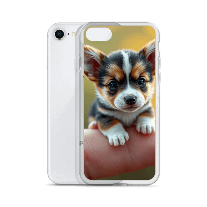 Pawfect Pup Tiny Corgi Clear iPhone® Case product image (51)