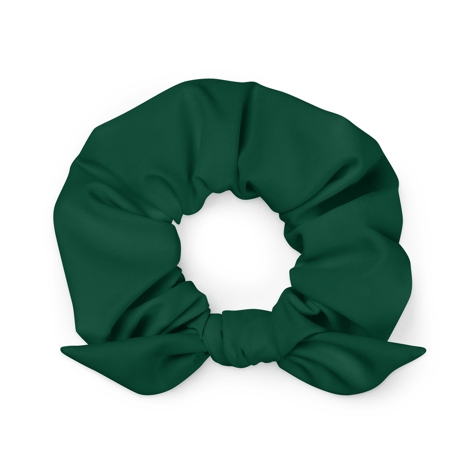 Out of Touch Billionaire Money Green Solid Color Eco Friendly Scrunchie with a Bow product image (1)