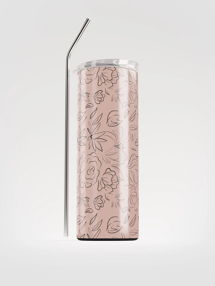 Elegant Floral Stainless Steel Tumbler product image (1)