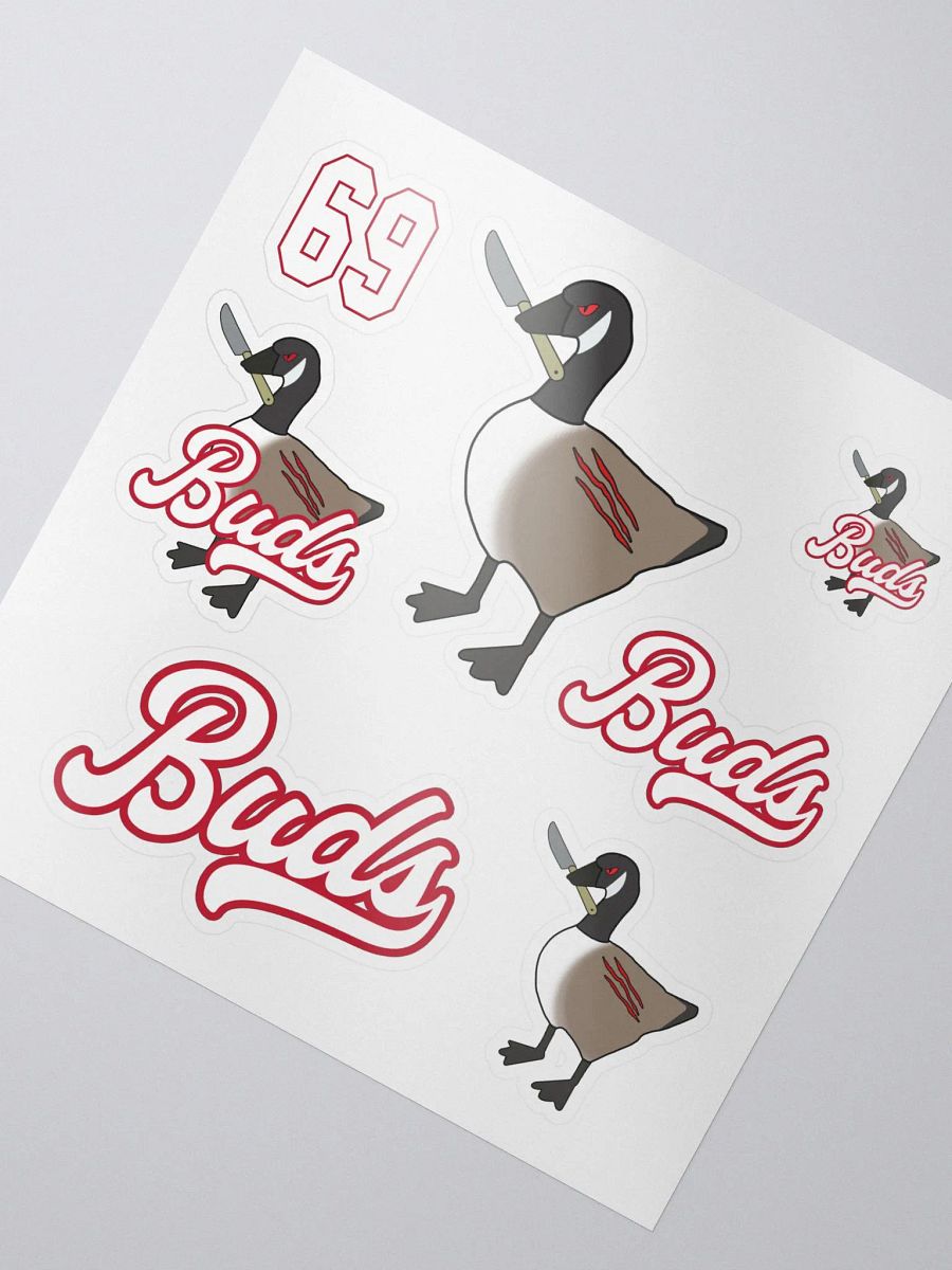 Buds Hockey Sticker Sheet product image (2)