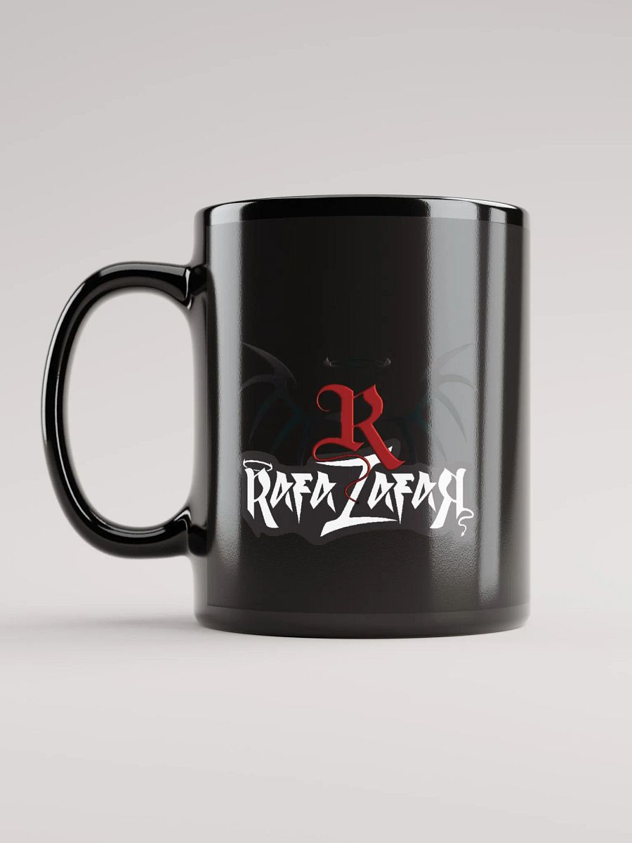 RafaZafar Logo Right-Handed Mug (black) product image (1)