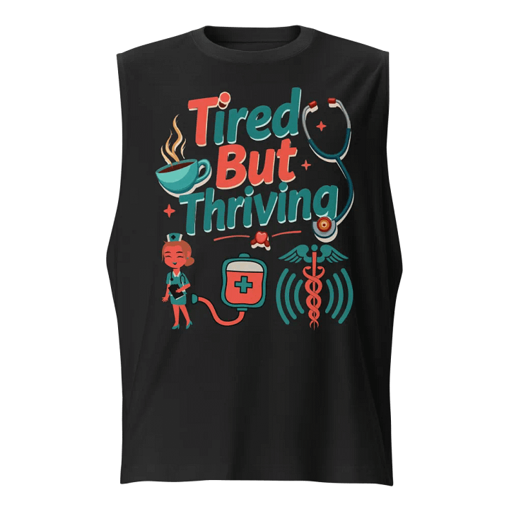Thriving Nurse Muscle Tank product image (1)
