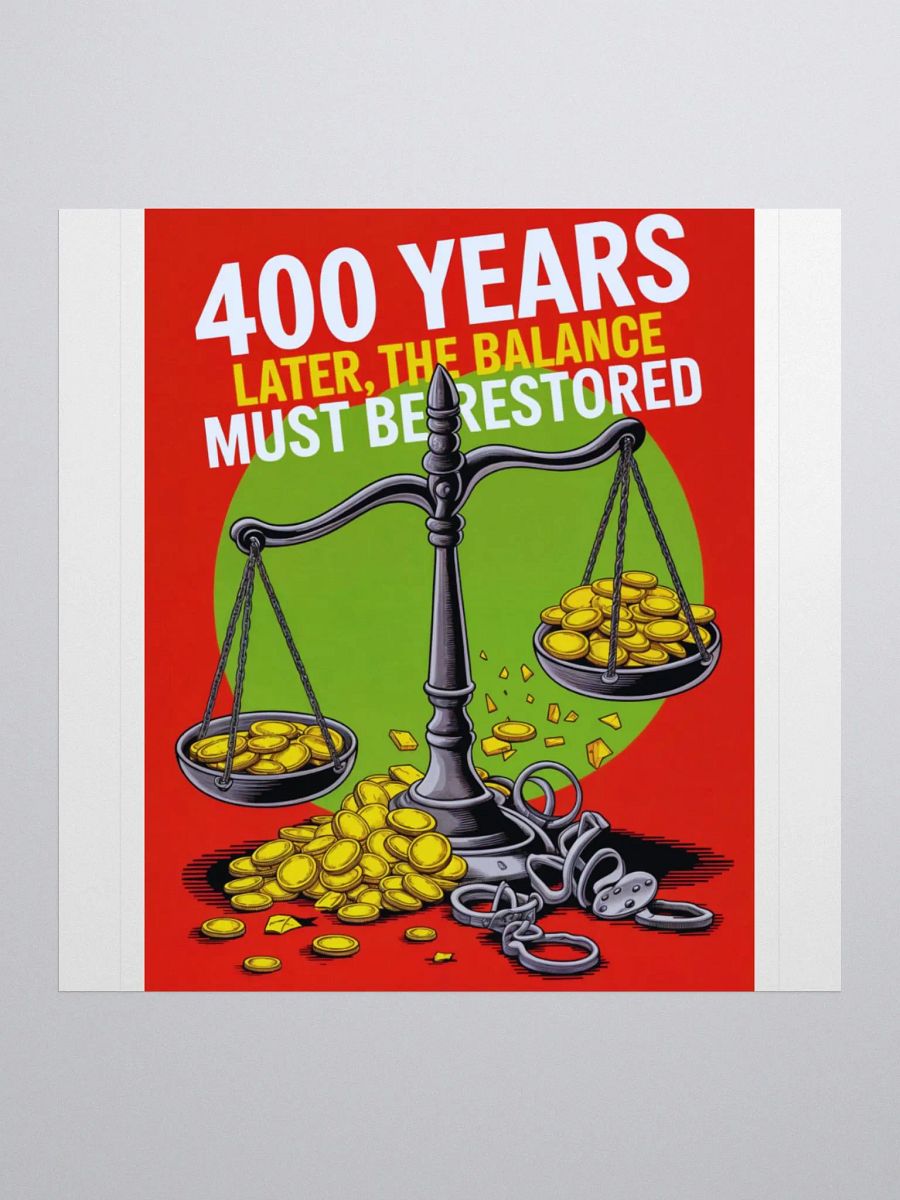 "The Debt is Due" FBA Reparations Digital Art product image (1)