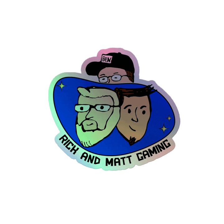 Holographic Rick and Matt Gaming Logo Sticker product image (2)