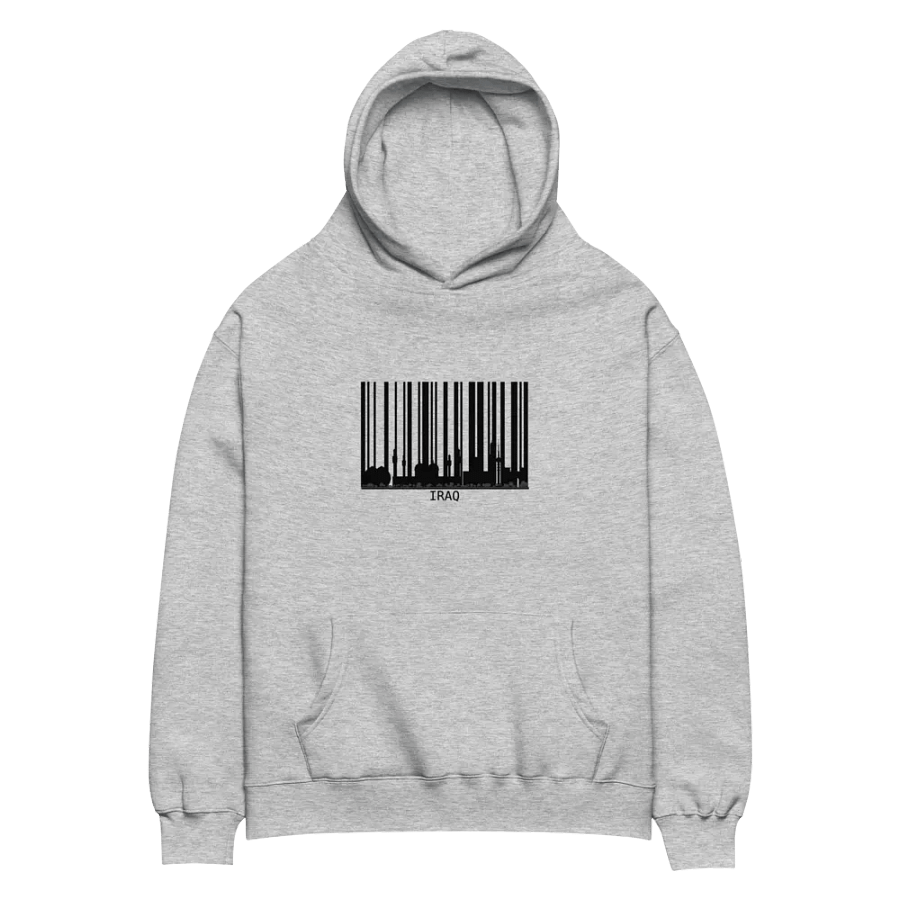 Iraq Barcode Design Hoodie product image (22)