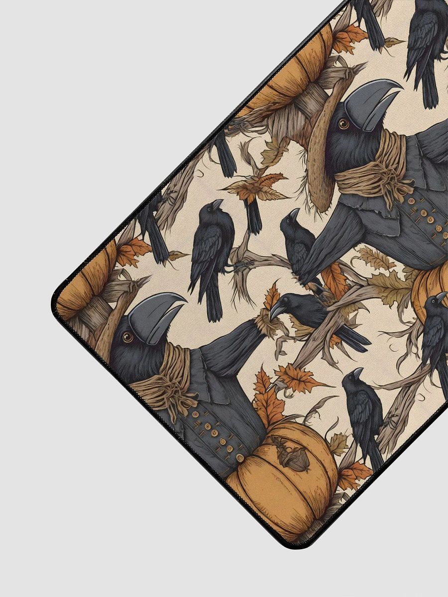 Desk Mat (31.5x15.5 inches) - Harvest Scarecrow Vintage Illustration Design product image (3)