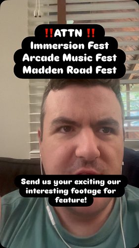 We have fomo and we want to signal boost you! #immersionfest #mrmf #maddenroad #arcademusicfest #covingtonky #circleville