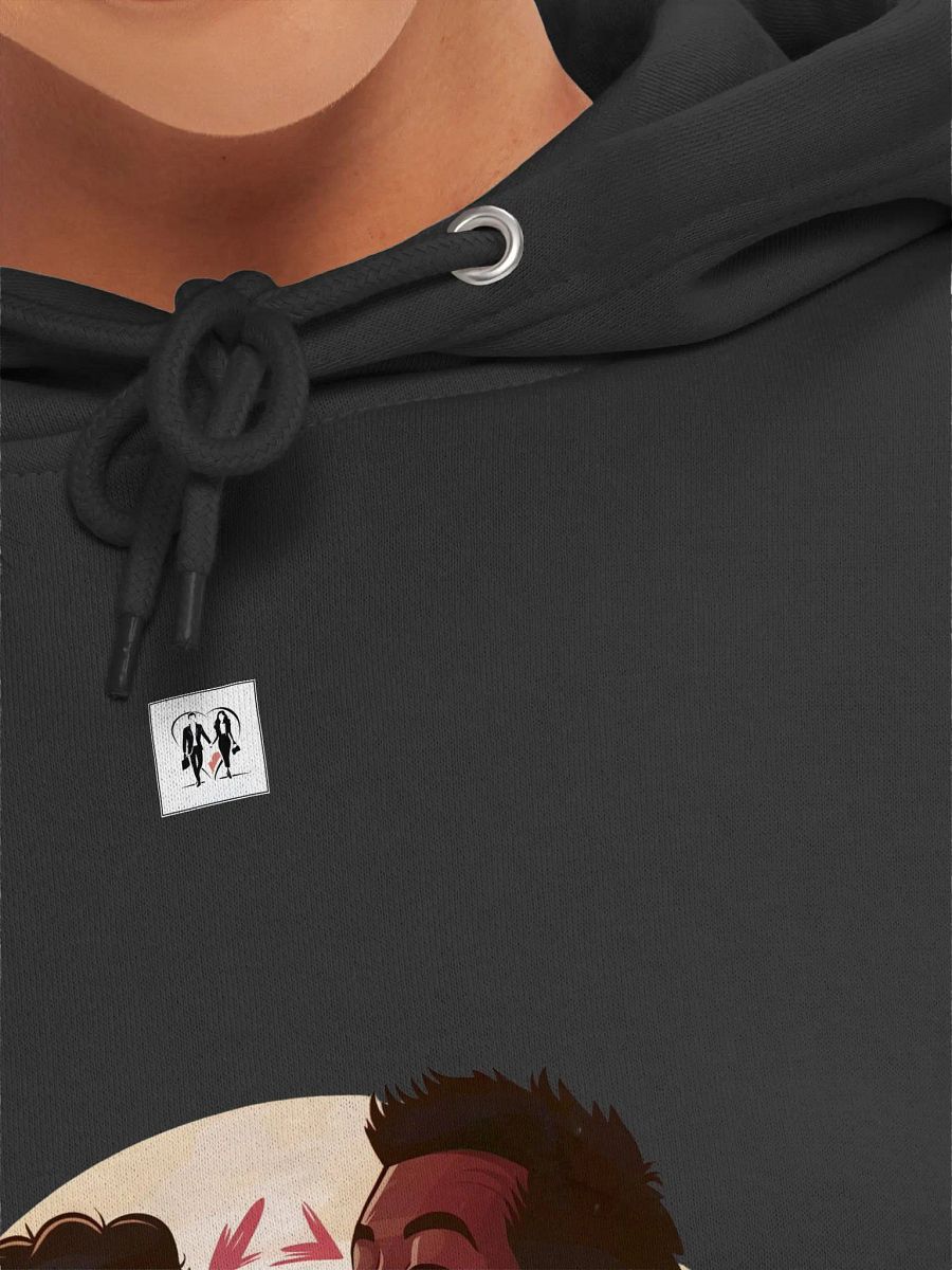 Laughing Together Badge Unisex Hoodie product image (7)