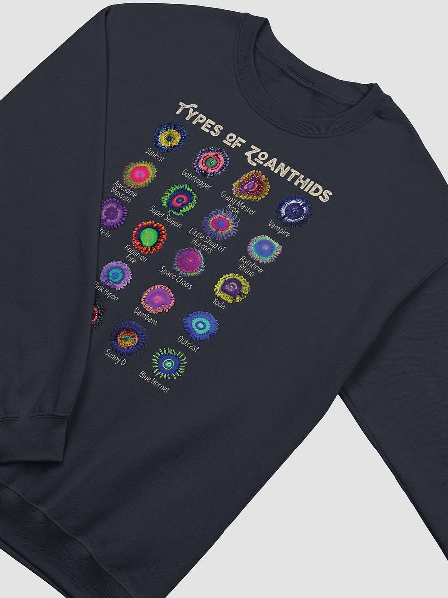 Zoanthid Identification Chart | Sweatshirt for Saltwater and Coral Reef Aquarium Hobbyists product image (19)