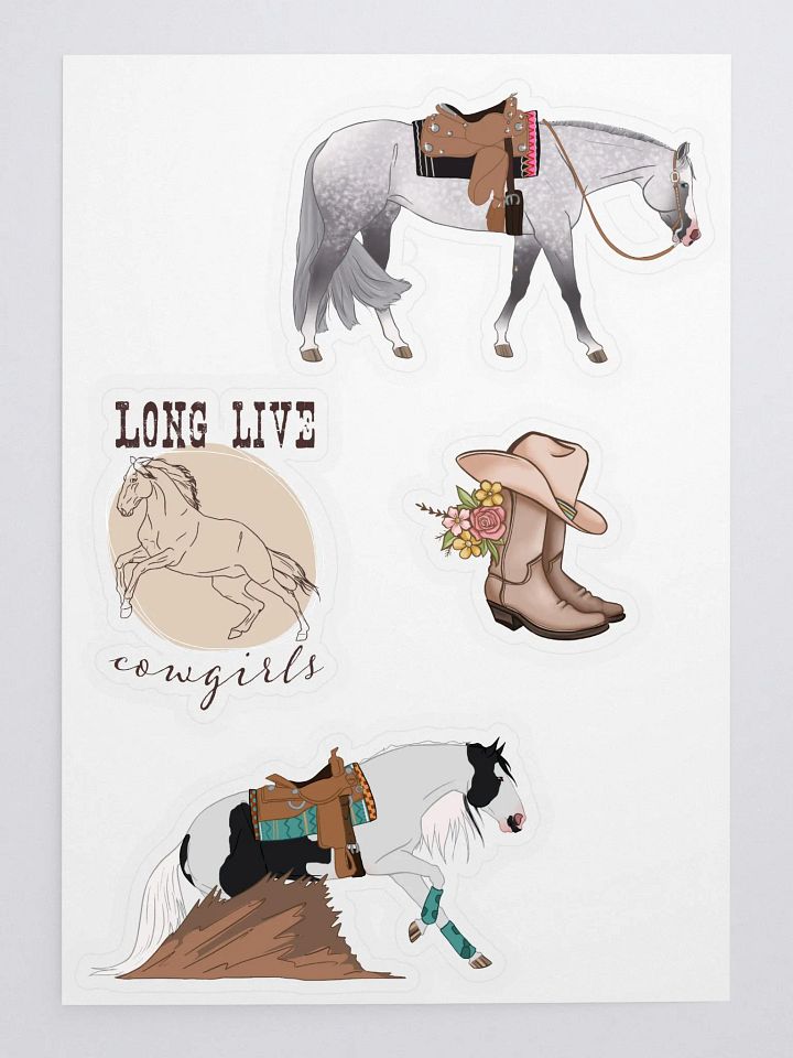 Long Live Cowgirls Sticker Sheet product image (1)