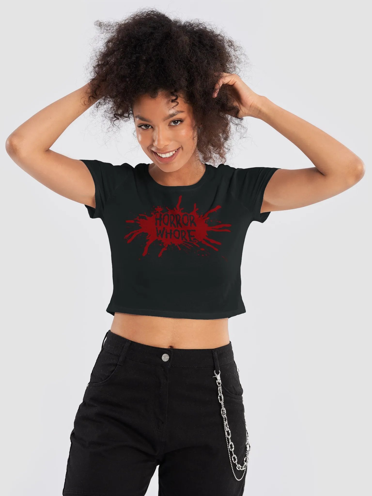 Horror Wh*re Crop Top product image (9)