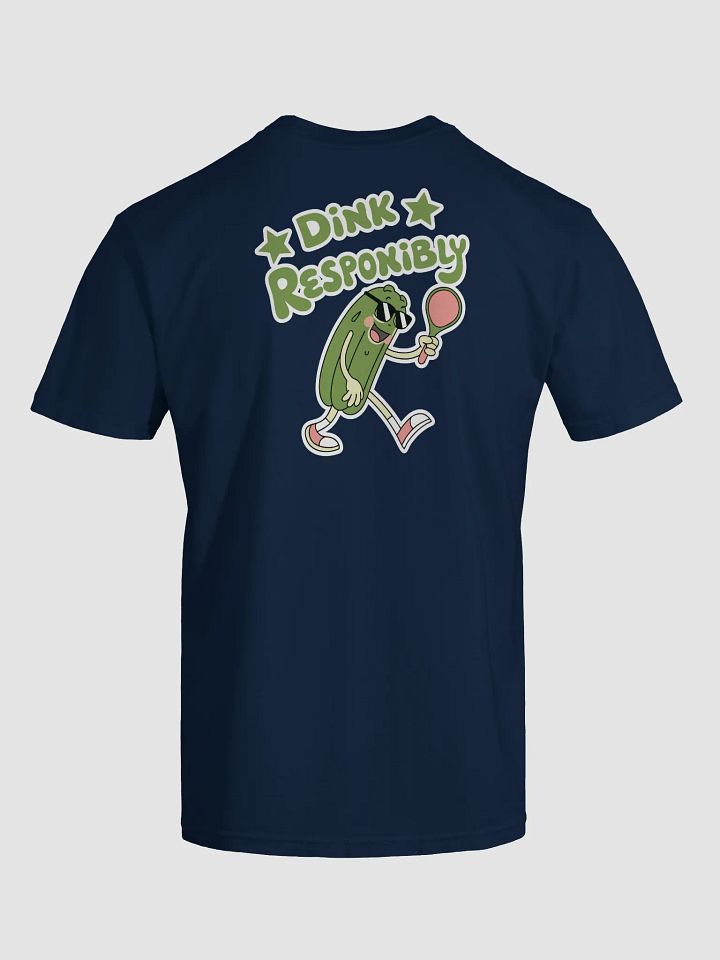 Playful Dink Responsibly Pickleball Unisex Garment-Dyed T-shirt (Back Print) product image (1)